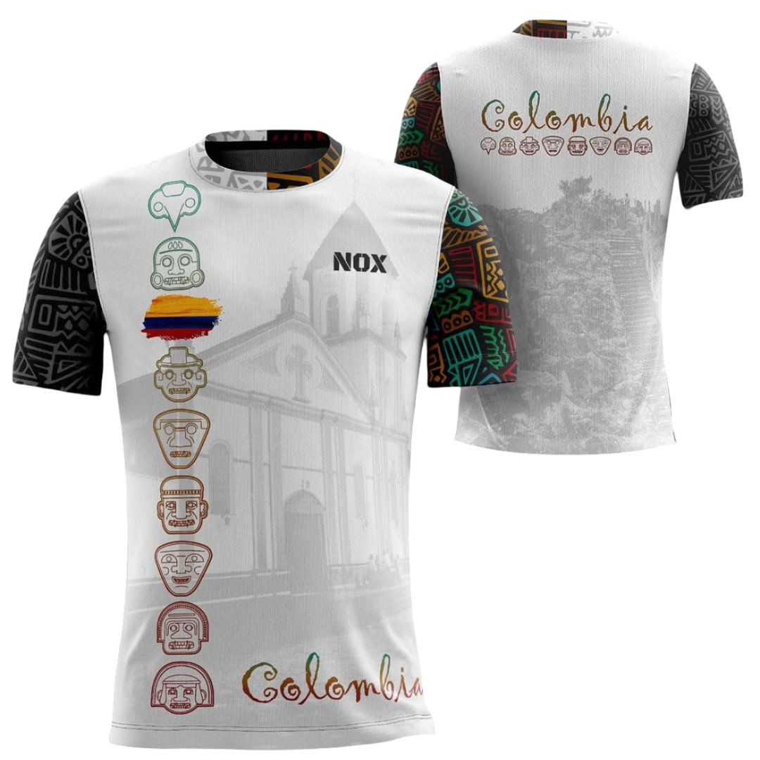 Tshirt Dryfit: Ref Colombia Precolombina
