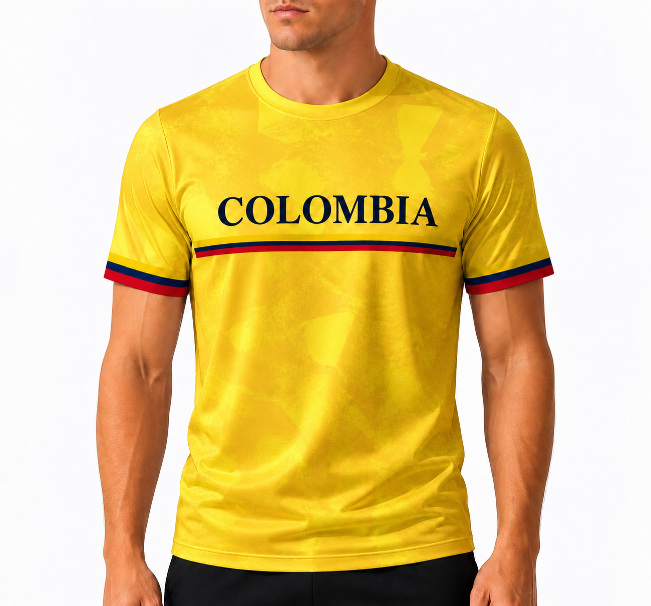 T-Shirt Dryfit Col Yellow
